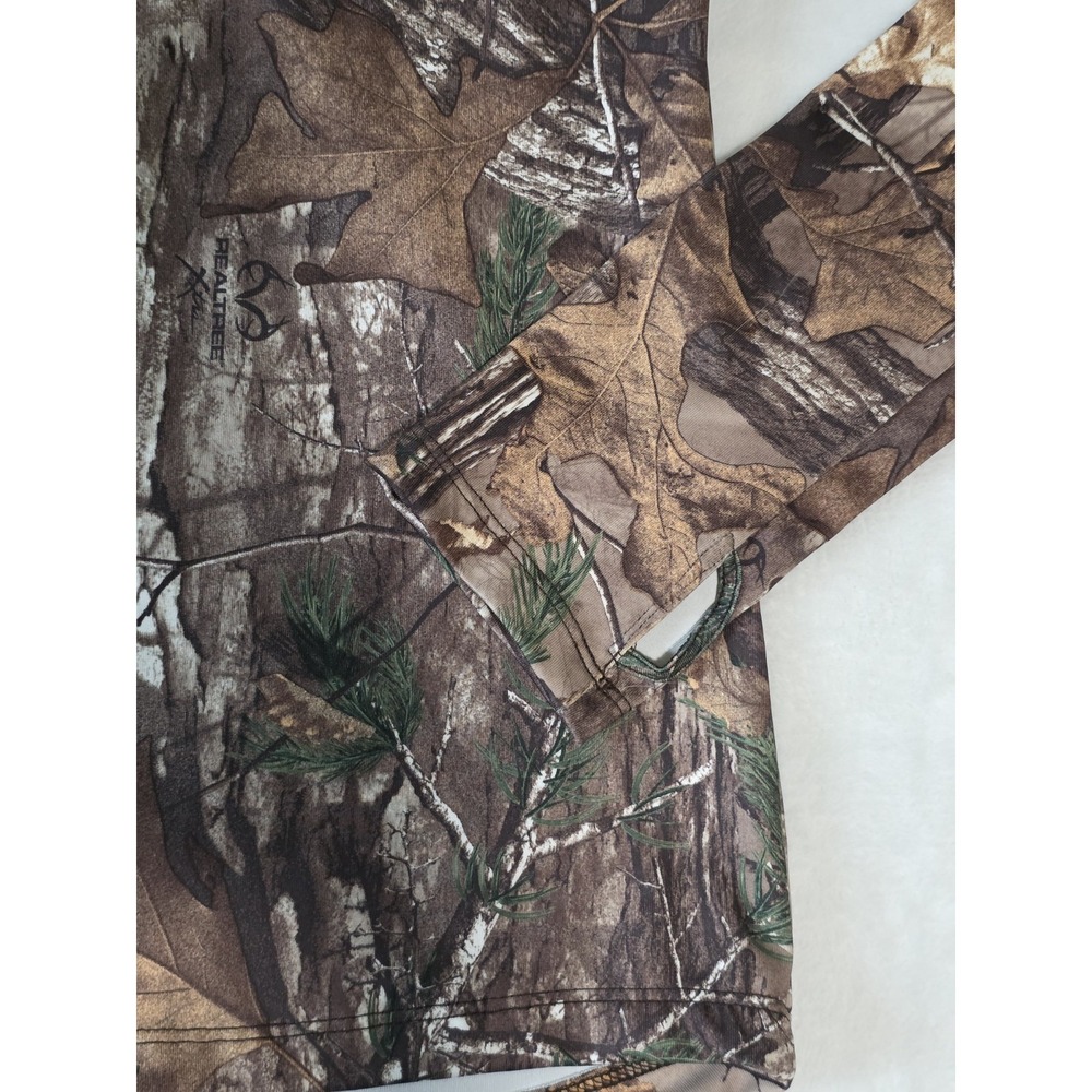 Duck Dynasty XL Realtree Hunting camouflage Quarter Zip Pullover Sweatshirt - Picture 8 of 8